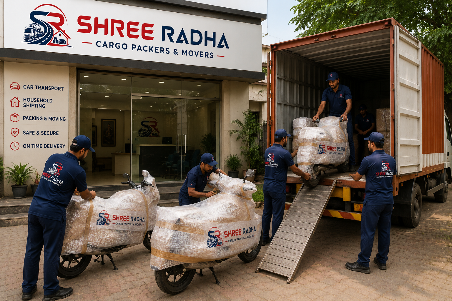 Shree Radha Cargo car carrier and warehouse logistics